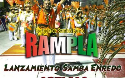 Lanzamiento del Samba Enredo 2018 de Rampla
