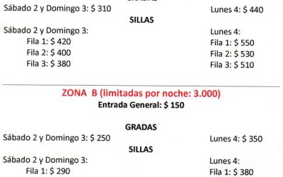 Ya esta a la venta Segundo Periodo de Entradas